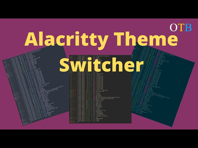 Change Alacritty Colours On The Fly With a Single Command