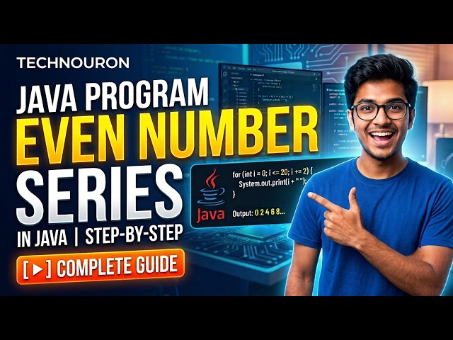 How to Print Even Numbers in Java | Java Programming Questions & Solutions