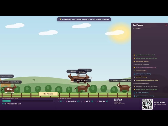 🐴 The Pasture | Chat to Claim Your Own Horse | 25 Live | June 3, Part I