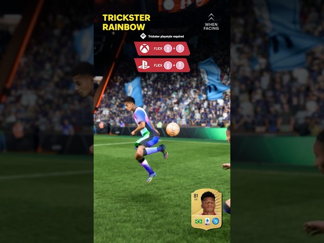 Learn this OP NEW Rainbow Flick in 9️⃣ seconds 😎 #fifa #fut #fc26