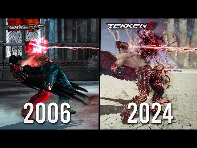 Devil Jin's Complete Laser Moves Evolution (2005-2024)
