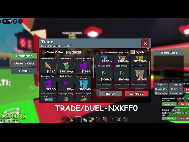 🔴 LIVE Roblox Steal Brainrot 🔥 Trade + Duel + PvP Battles | GoodTk