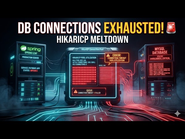 Java/Spring Boot Interview 🚨 | Database Connection Pool Exhaustion | 5–10 YOE
