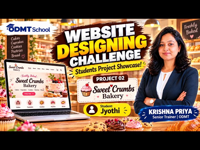Digital Marketing Course in Telugu | Student Project Showcase |  SWEET CRUMBS BAKERY