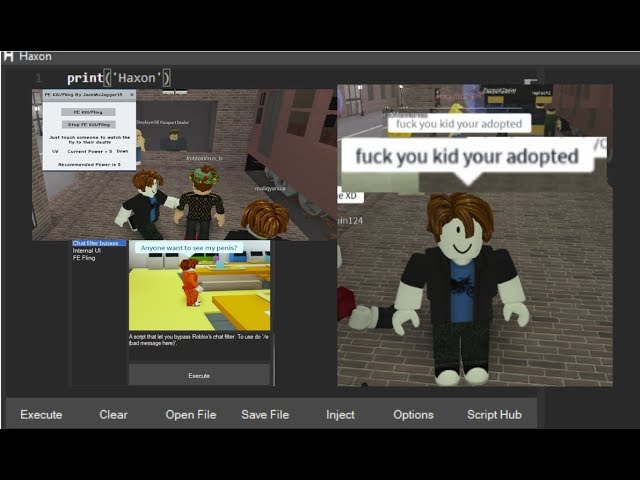 NEW OP FE KILL/FLING AND CHAT FILTER BYPASS EXPLOIT 2019 HAXON