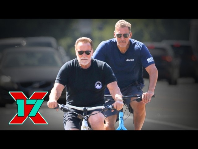 Arnold Schwarzenegger Is An Easy Rider In Santa Monica Alongside Pal Ralf Moeller