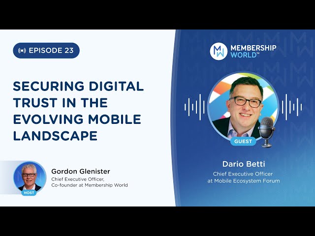 Suecuring trust in an evoling mobile landscape in conversation with CEO of MEF, Dario Betti