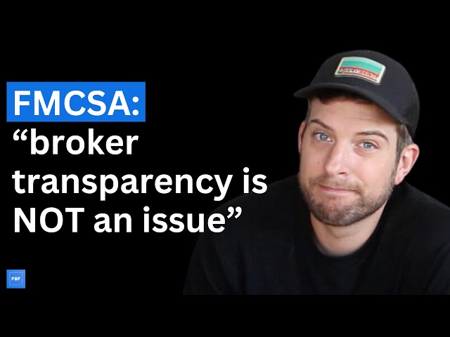 FMCSA vs. Broker Transparency: Are Carriers Being Left in the Cold?