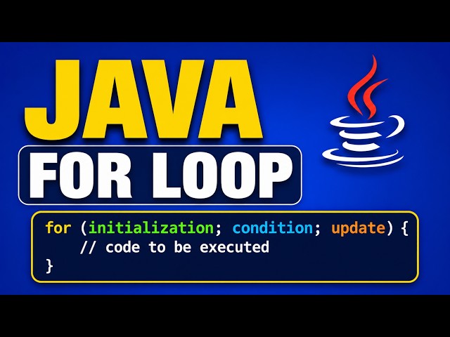 Java for loop | syntax | Java Free Tutorial for Beginners | Java Interview Questions