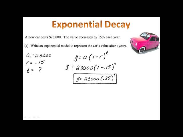 Exponential Decay Word Problems