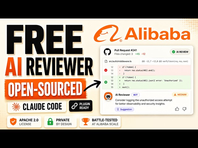 ALIBABA JUST OPEN SOURCED ITS AI CODE REVIEWER FREE, BATTLE TESTED AT SCALE