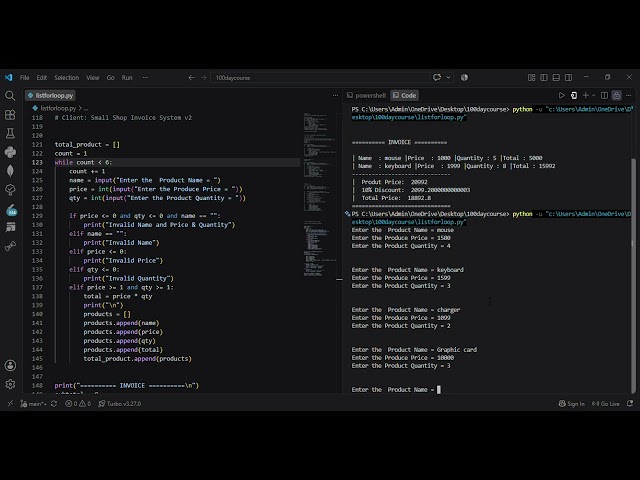 listforloop py   100daycourse   Visual Studio Code 2026 08 16 13 07 43