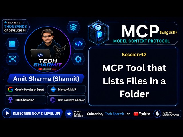 MCP (Model Context Protocol) tool for listing file in folder - model context protocol (mcp) (Ep-012)