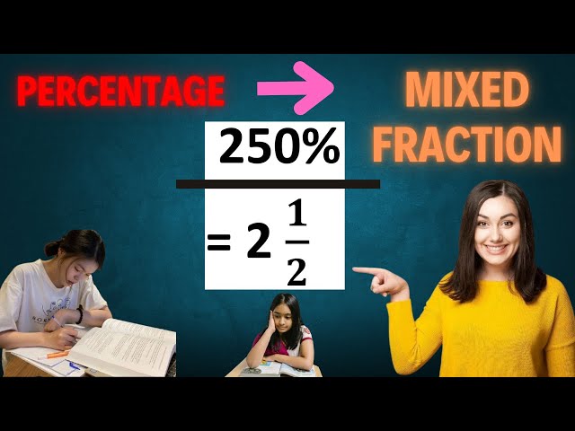 How to Convert Percentages to Mixed Fractions | Easy Step-by-Step Guide
