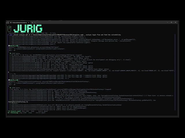 JURIG -  a Fully Autonomous AI Reverse-Engineering Agent