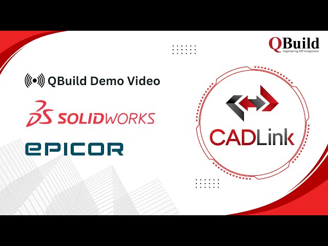 CADLink for SolidWorks - Epicor Demo Video