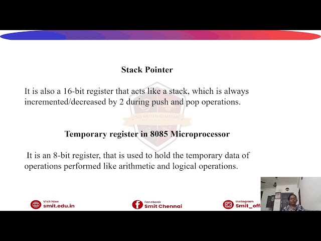 MICROPROCESSOR AND MICROCONTROLLER_EE3404 _UNIT 1_PART 1 @SMIT_OFFICIAL_CHENNAI