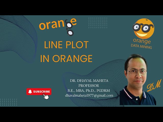 37. Line Plot in Orange || Dr. Dhaval Maheta