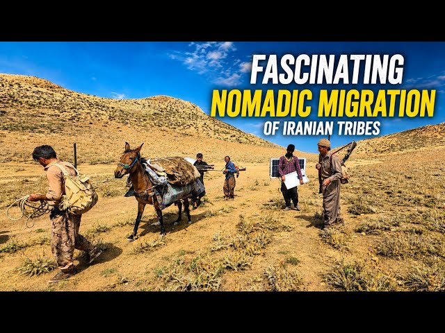 Watch the extraordinary migration of nomads in the highest altitudes of Iran towards the tropics.