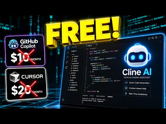 FREE AI Coding Agent in VS Code (Cline)