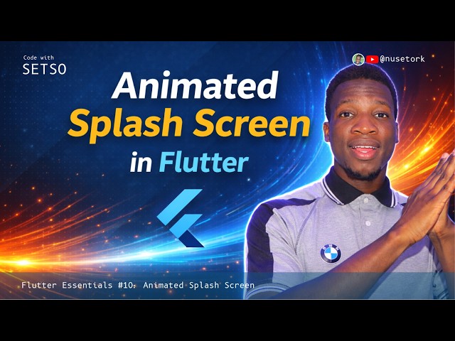 Animated Splash Screen - Easy & Simple Approach 👌