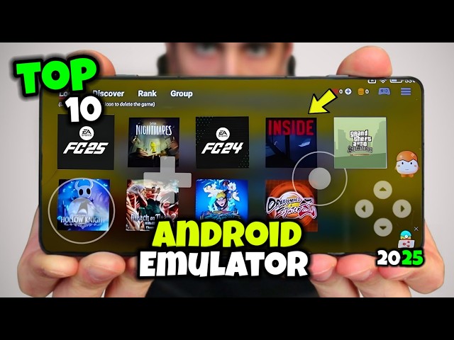 Top 10 Best Emulators For Android 2024 HD || Console Games On Android Offline