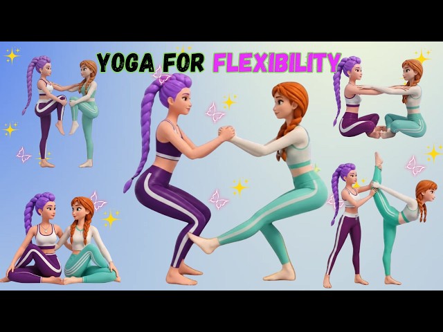 8-Min ❤️ Best Full Body Partner Yoga for Kids | Easy Strength & Flexibility Routine | Yoga Kids 2026