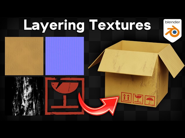 Use Multiple UV Maps to Layer Textures in Blender