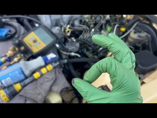 How did all the oil leave the compressor and not return? ￼