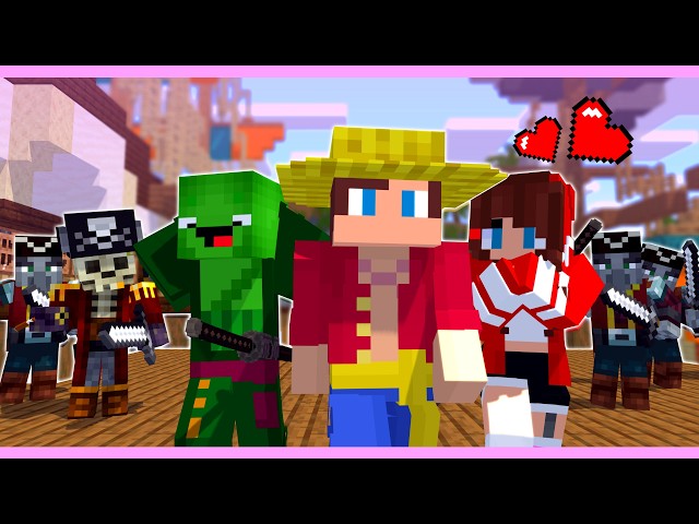 MAIZEN : JJ Became a Pirate?! - Minecraft Animation JJ & Mikey