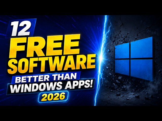 12 Free Software that are Better than Windows Apps! 2026