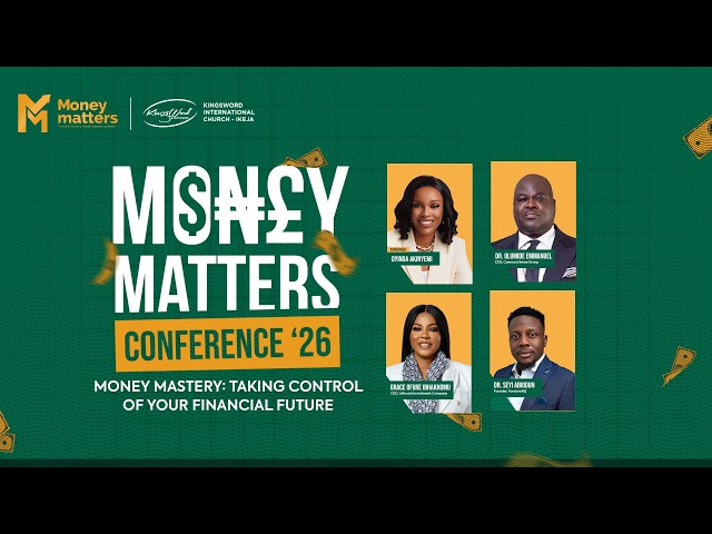 MONEY MATTERS CONFERENCE 2026 | MAY 16TH, 2026