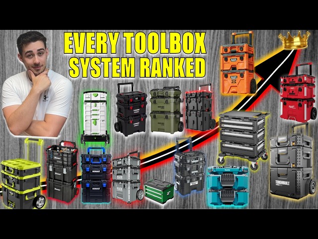 THE BEST MODULAR TOOLBOX SYSTEMS OF 2025! Milwaukee Packout vs MODbox, StackTech, Dewalt & MORE