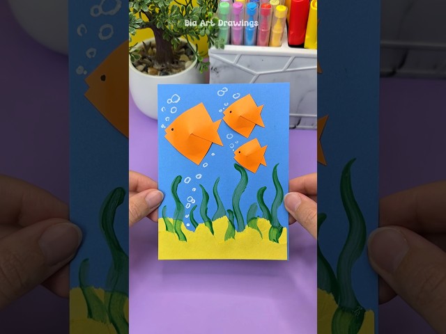 Ocean Life Craft Idea #shorts #creative #papercraft