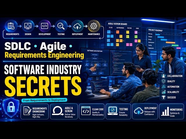 Software Development Industry Secrets | SDLC, Agile & Requirements Engineering |