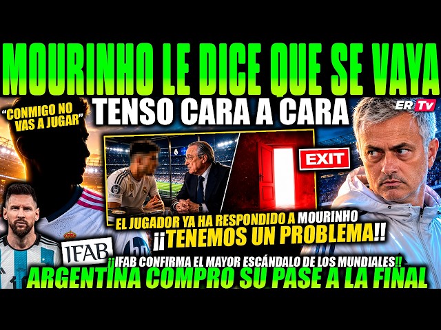 💥 MOURINHO TELLS HIM HE'S OUT, AND THE PLAYER RESPONDS! REAL MADRID HAS A PROBLEM