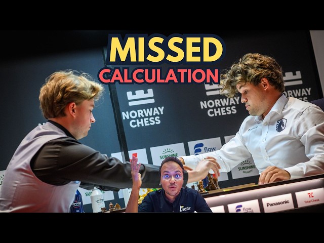 The calculation that Vincent Keymer missed against Magnus Carlsen