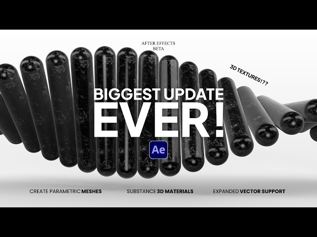 The Biggest After Effects Update Ever! What's NEW?