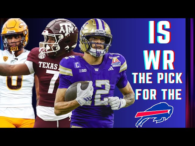 Do the Buffalo Bills REALLY need another WR at 26?