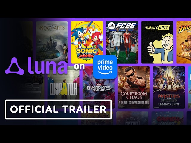 Amazon Luna on Prime Video - Official Announcement Trailer