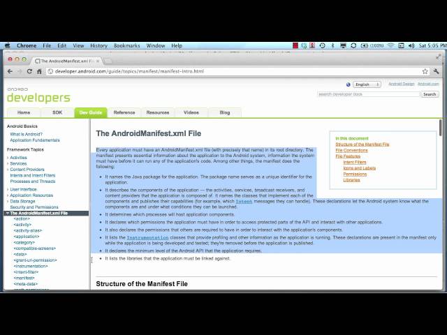 Android Learning Path: Lesson 2, Understanding Android