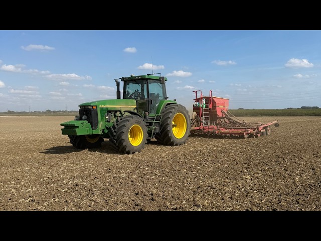 Oilseed rape drilling and flat batteries...