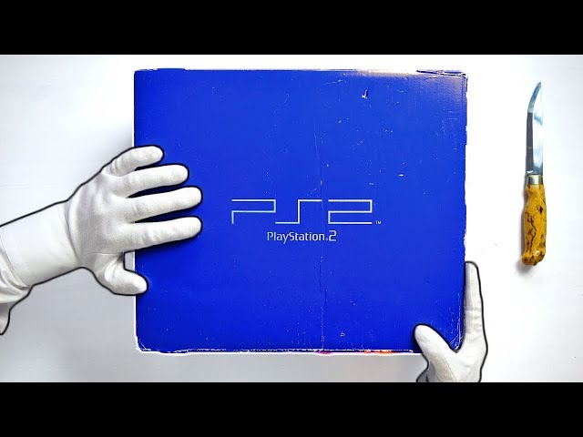 PS2 UNBOXING! playstation 2 original Phat Consola + Gameplay de God Of War
