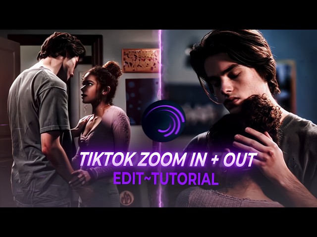 Smooth Tiktok Style Zoom In And Zoom Out Transition Tutorial(+presets) On Alight Motion