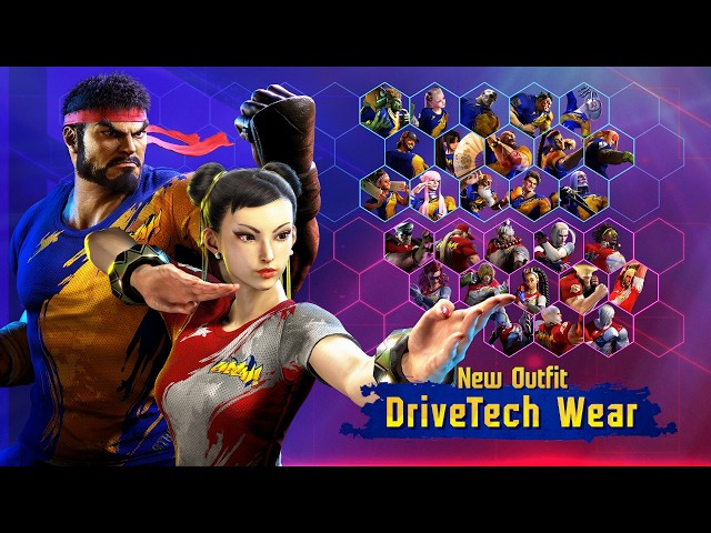 『ストリートファイター6』DriveTech Wear Outfit ショーケーストレーラー