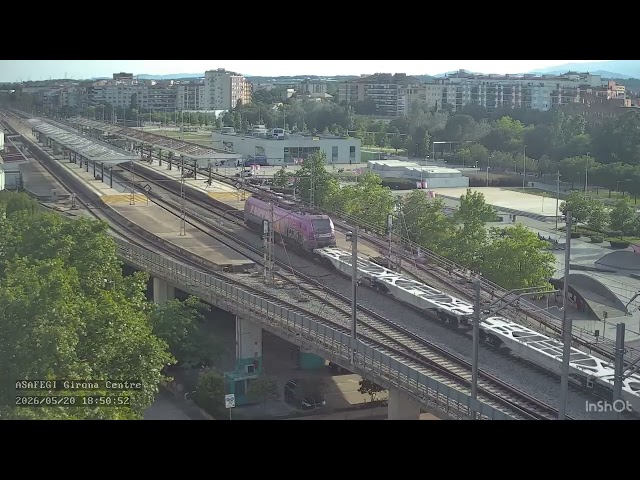 19-5-2026 Estació de Girona, pas de trens de mercaderies. @asafegi