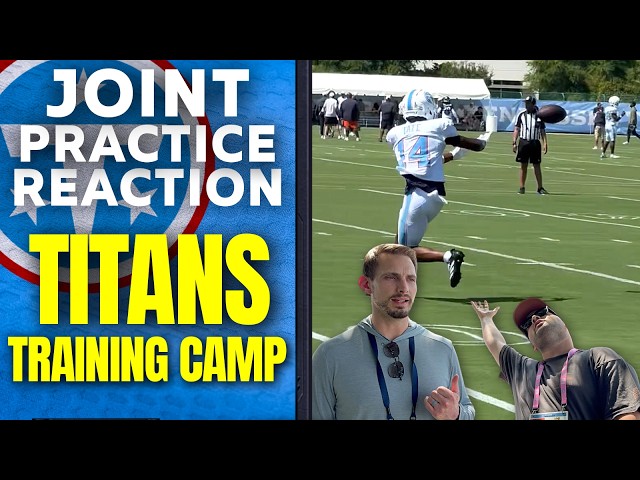 Carnell Tate TAKES OVER as Cam Ward and Titans Win Bears Joint Practice