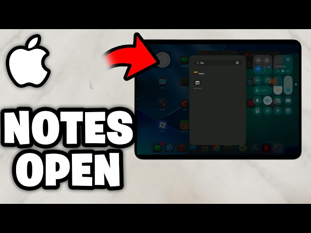 How To Use Notes on iPad - Tutorial