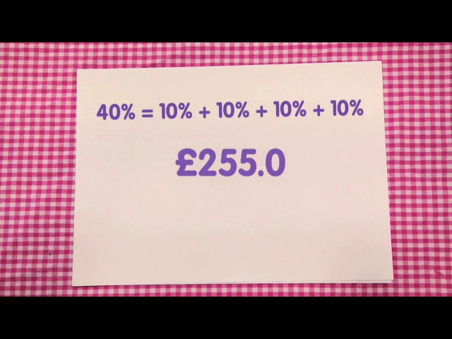 Maths resources for parents/carers  –  Key Stage 3 - 11 to 14 year olds - Percentages