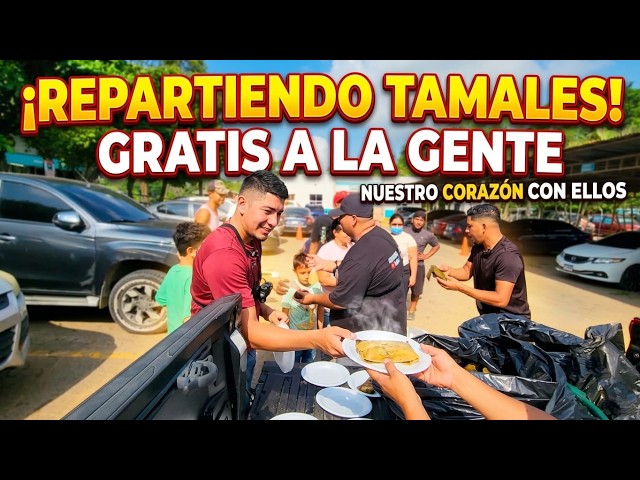 ¡Regalamos 300 TAMALES en un Hospital de El Progreso, Yoro! 🇭🇳
